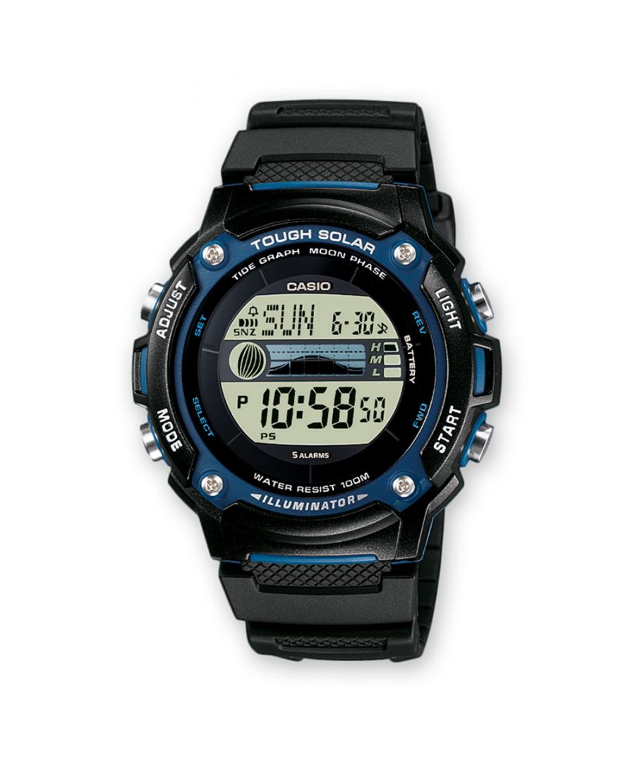 casio collection mens black watch w-s210h-1aveg - one size