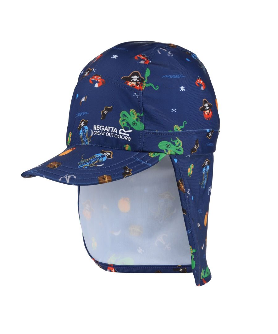 Image for Regatta Great Outdoors Childrens/Kids Sun Protection Cap (New Royal)