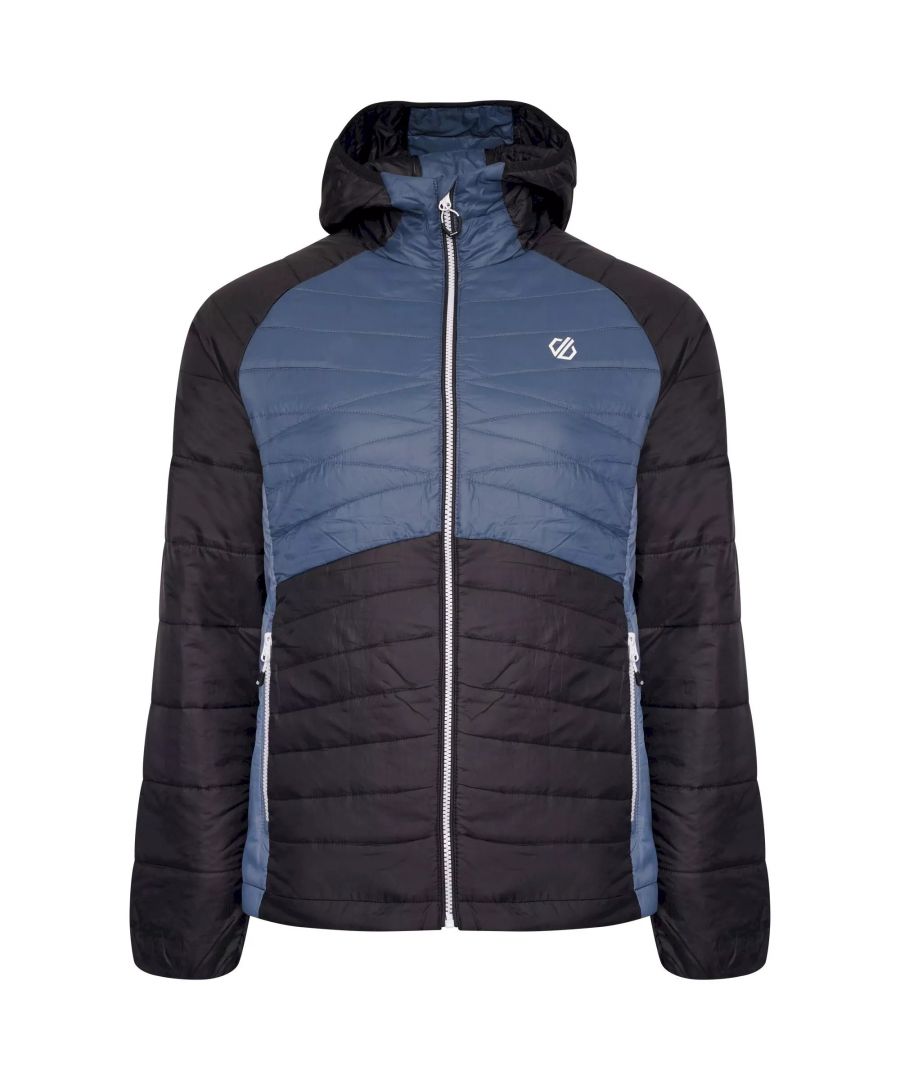 Material: Polyester, Wool. Fabric: Ilus Core Stretch, Quilted, Ripstop. Design: Contrast, Logo. Fabric Technology: Anti-Bacterial, Durable, DWR Finish, Iloft Woolfill, Moisture Wicking, Odour Control, Showerproof. Padded. Cuff: Elasticated. Neckline: Hooded. Sleeve-Type: Long-Sleeved. Hood Features: Grown On Hood, Stretch Binding. Pockets: 2 Side Pockets, Zip. Fastening: Full Zip. Sustainability: Made from Recycled Materials.