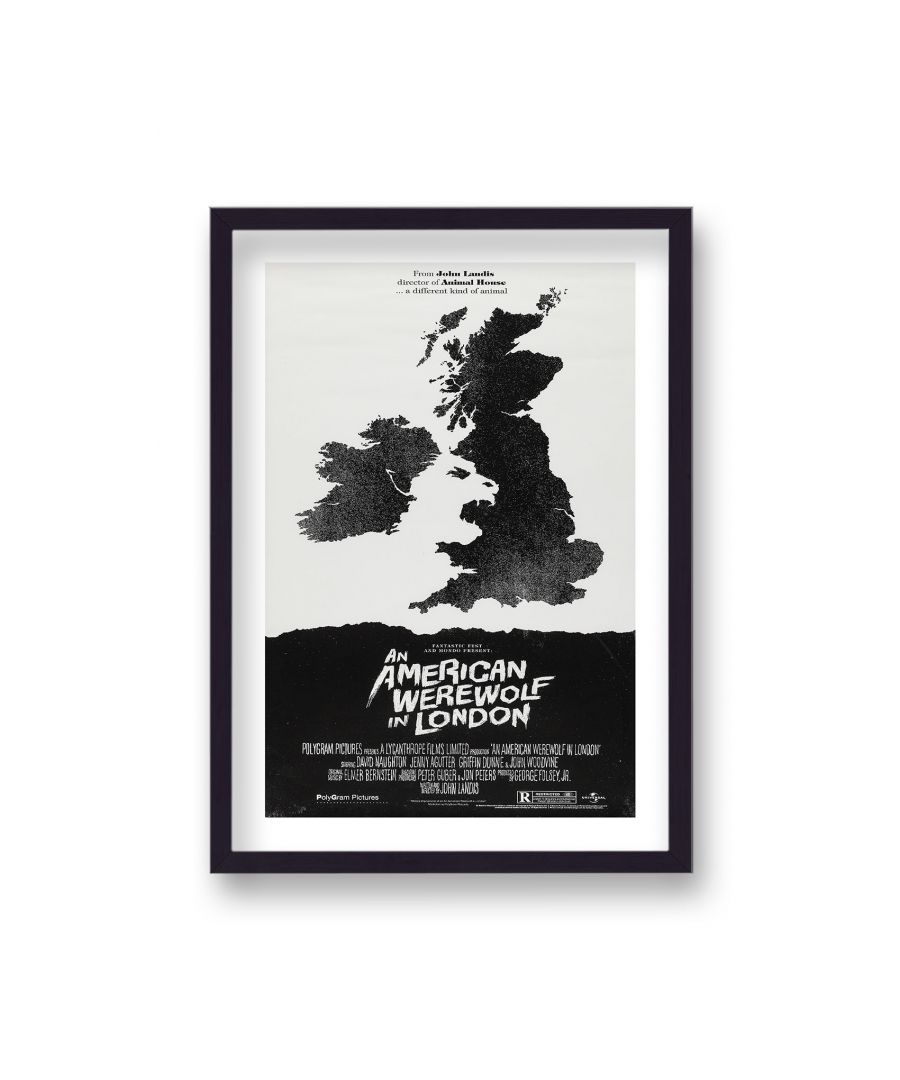 Image for American Werewolf In London Vintage Movie Poster Mono