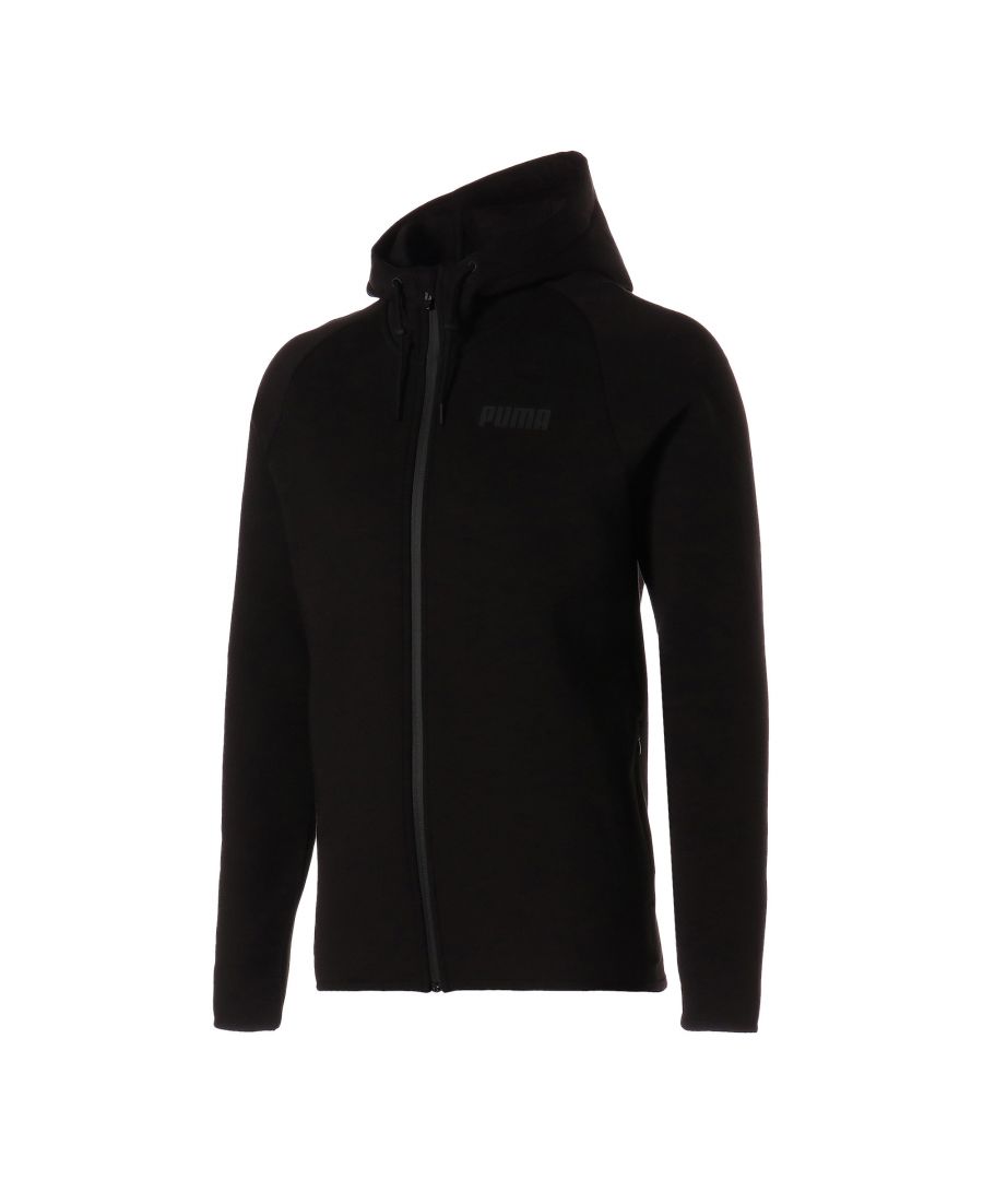 Perfect for relaxing at home or heading out, the SPACER Full-Zip Hoodie will keep you dry and fresh, thanks to its moisture-wicking material. DETAILS Regular fitHooded neckFull-zip closurePUMA branding detailsSignature PUMA design elements