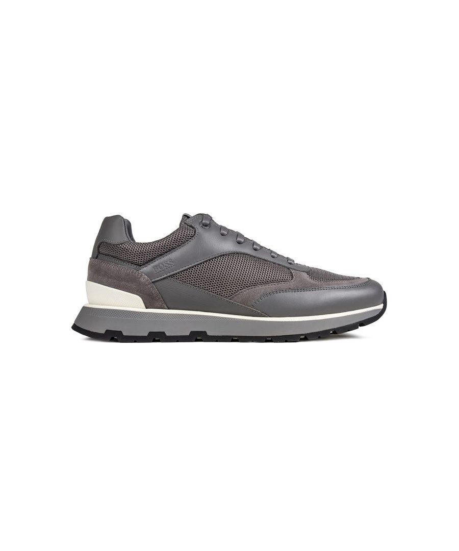 The Black Boss Arigon Is A Versatile, Sporty Trainer With A Clean Design. The Low Profile Casual Designer Shoe Features A Premium Mixed Material Upper, Blind Eyelets And Subtle Signature Boss Branding.