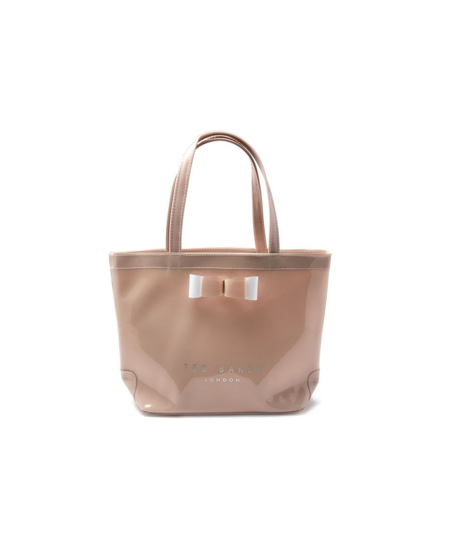 Image for Ted Baker Haricon Bow Detail Small Icon Bag, Dusky Pink