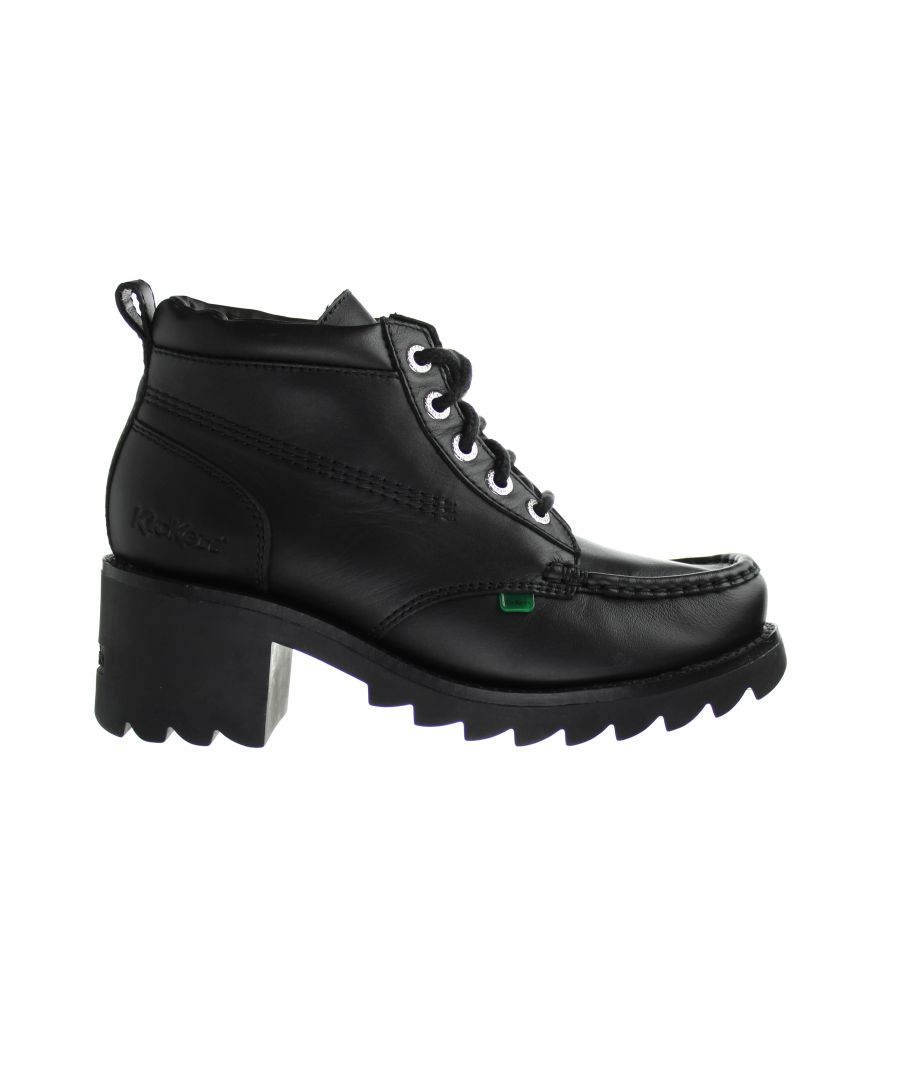 Kickers Klio Kick Hi Womens Black Boots Leather (archived) - Size UK 7.5