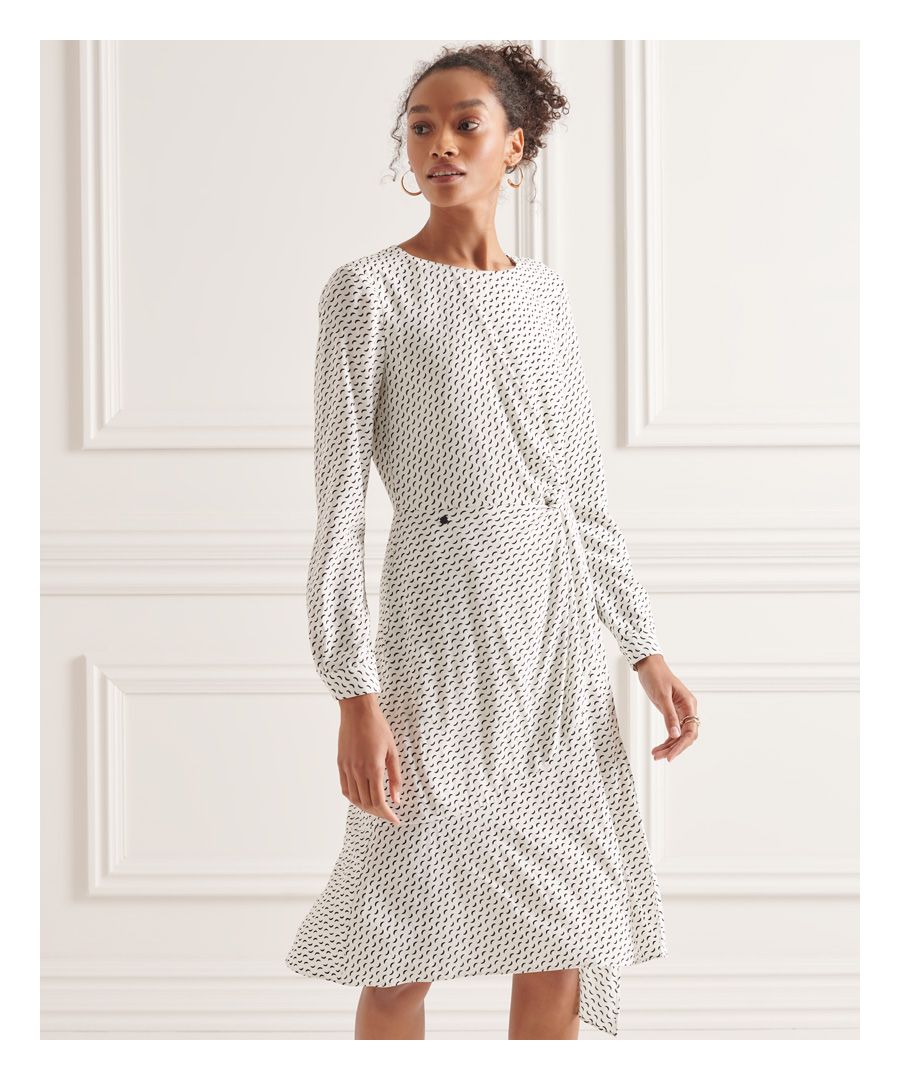 Image for Superdry Long sleeve Ecovero Twist Dress