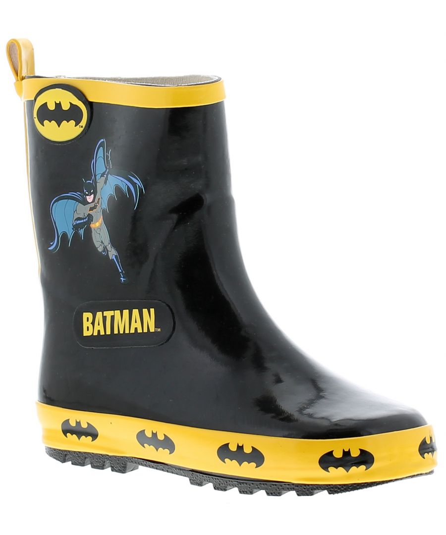 Image for Batman Action Younger Boys Wellies black