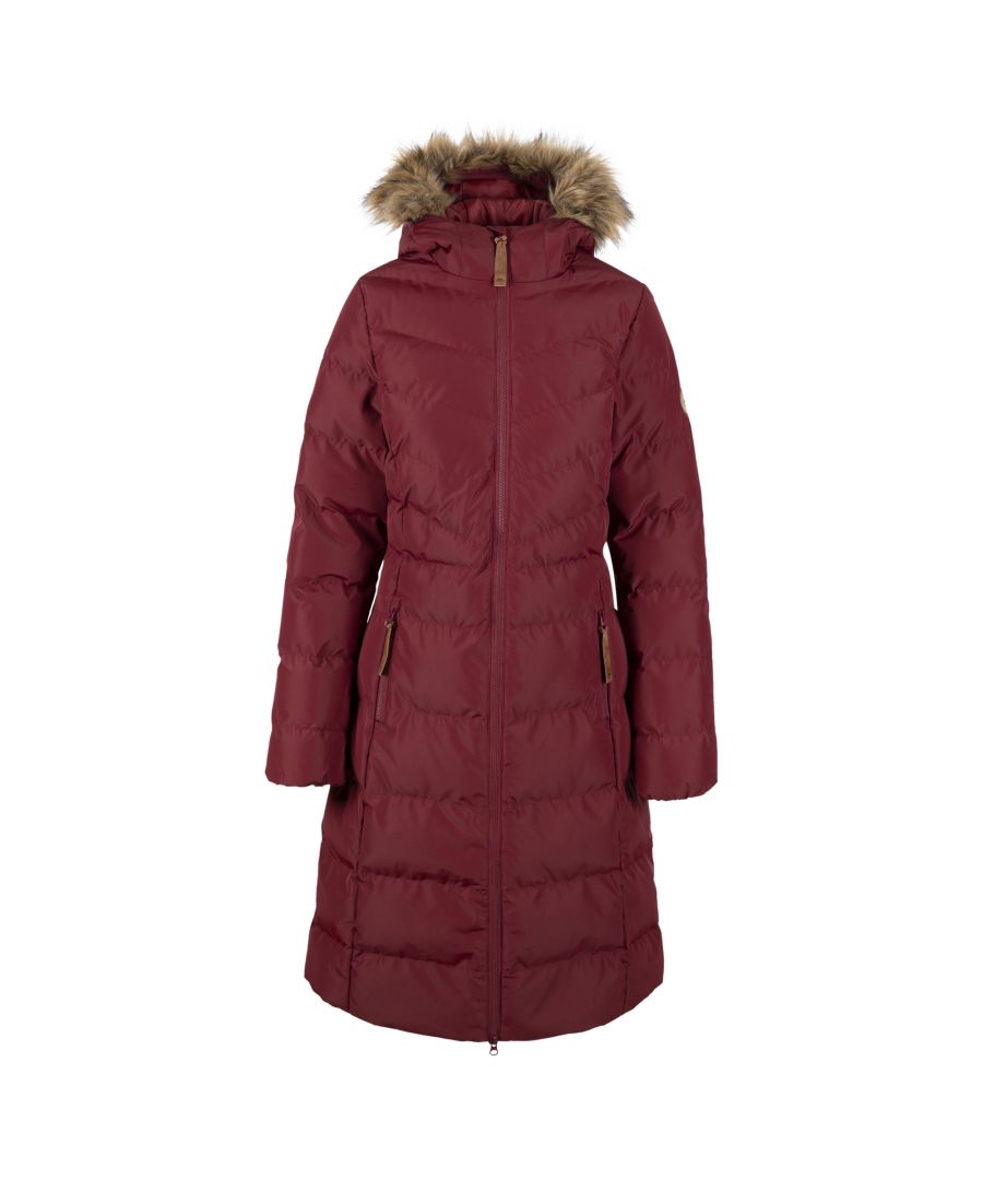 Trespass Womens/Ladies Audrey Padded Jacket (Dark Cherry) - Red - Size Large