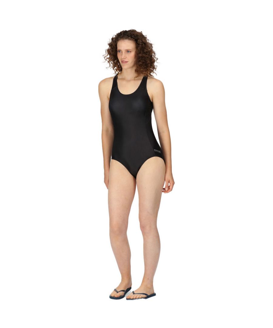 Regatta Womens Active Swimsuit II Padded Swimming Costume - Black - Size 20 UK