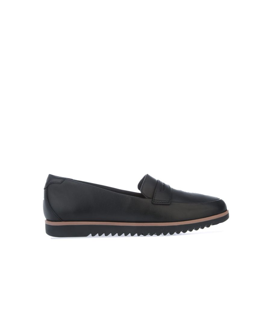 Image for Women's Clarks Serena Terri Leather Shoes in Black