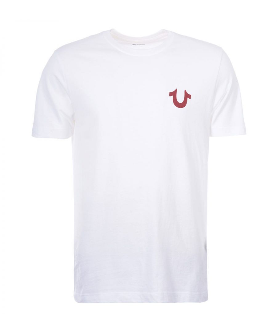 Men's True Religion TRD Crew Neck T-Shirt in White