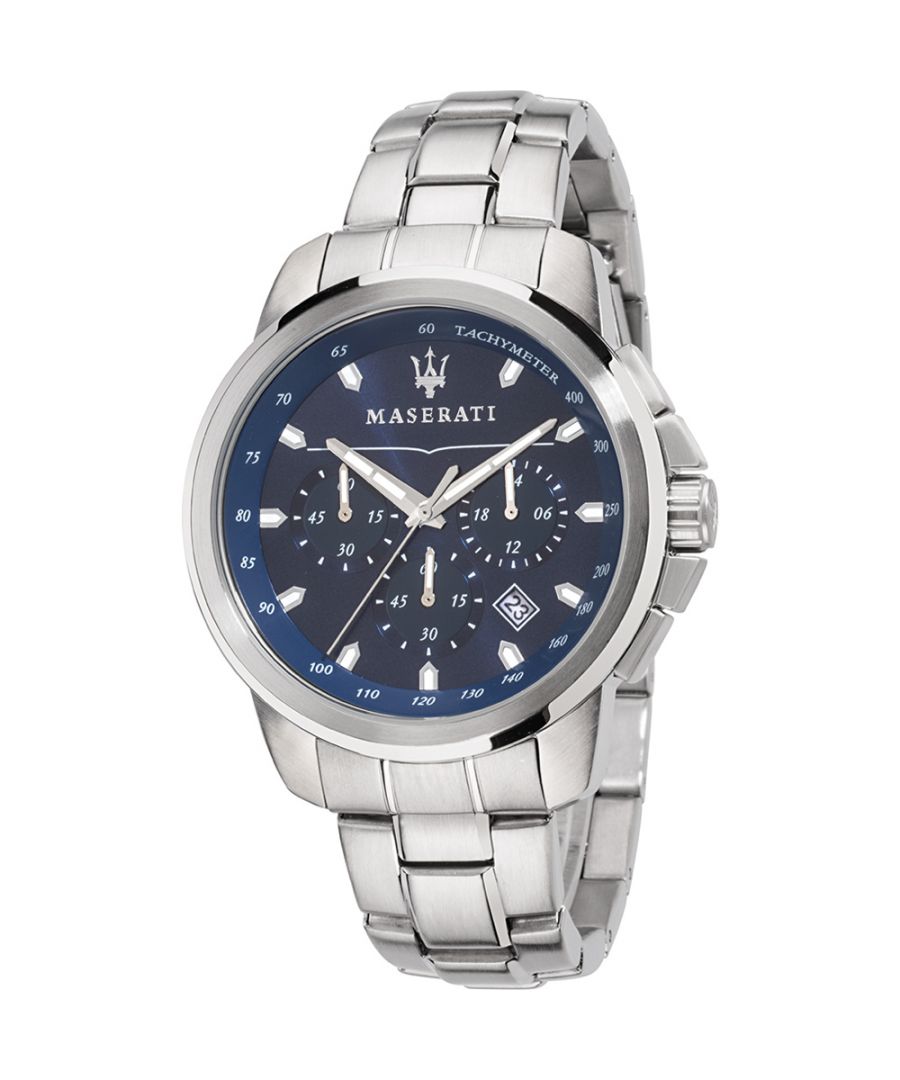 Stijlvol heren horloge van het merk Maserati. Het horloge heeft een polsbandje dat ook kleiner gemaakt kan worden, de kast heeft een diameter van 44 mm en het uurwerk is van Quartz.  Merk: MaseratiModelnaam: R8873621002 (44mm)Categorie: heren horlogeMaterialen: edelstaalKleur: zilver