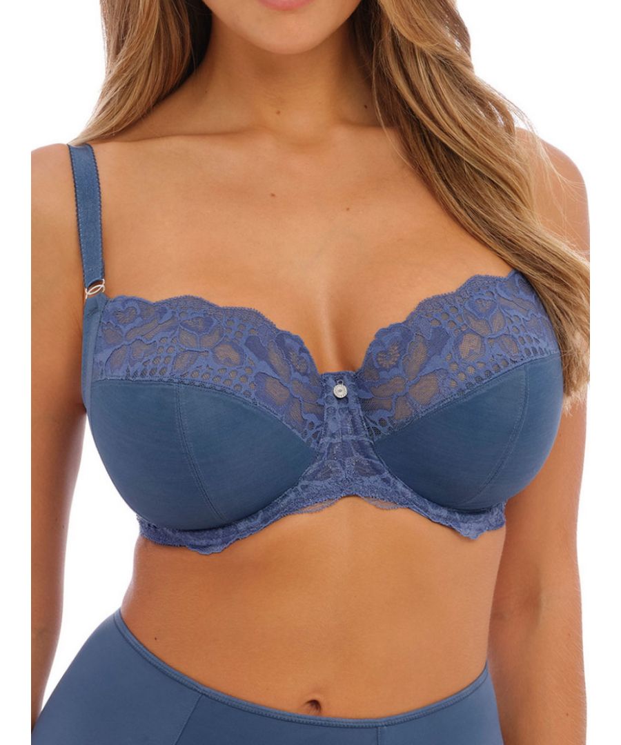 Fantasie Reflect Side Support Bra. Underwired for additional comfort. The product is recommended for hand wash only.