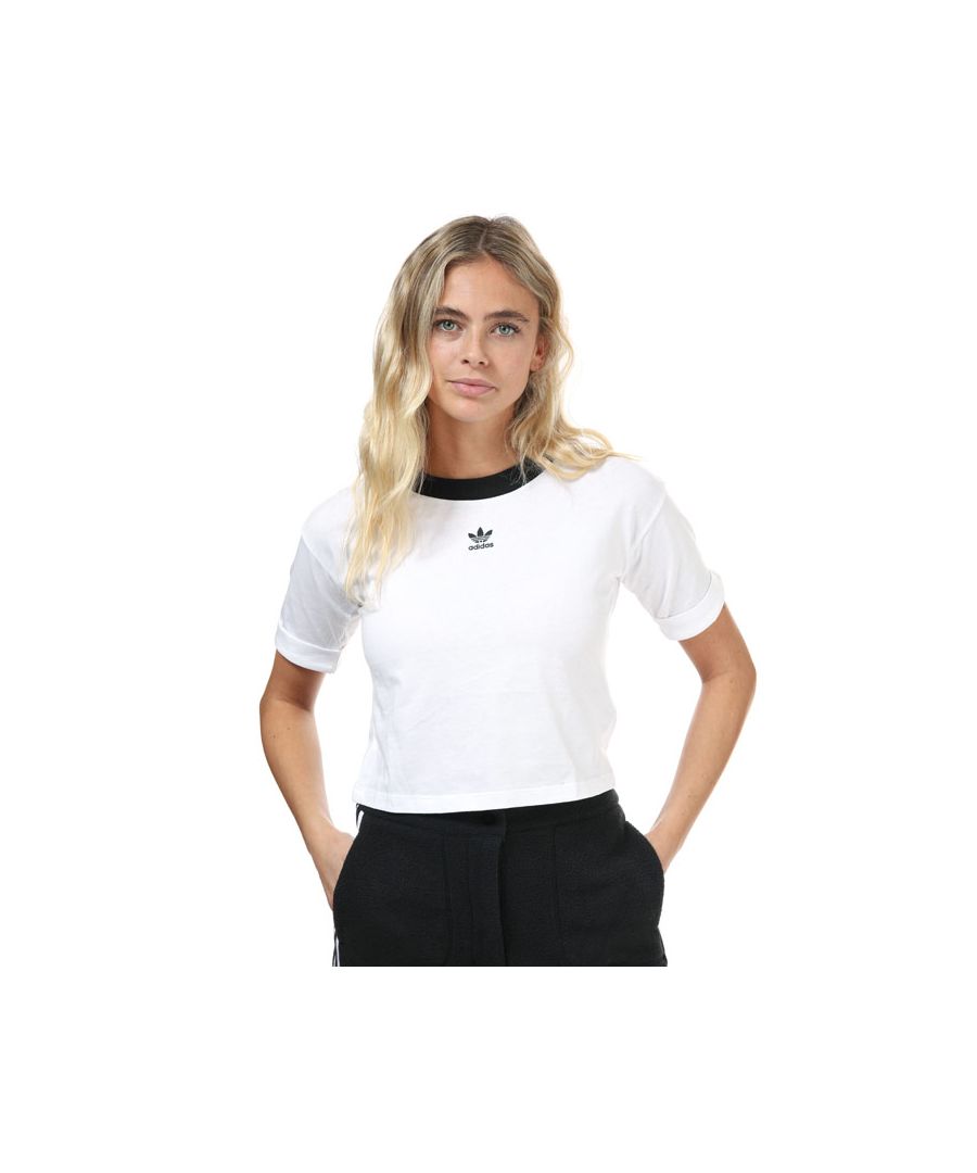 Image for Women's adidas Originals Crop Top in White