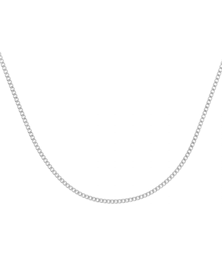 # 9K (375) White Gold: 1.6gr; # Dimension: 46cm x 0.11cm