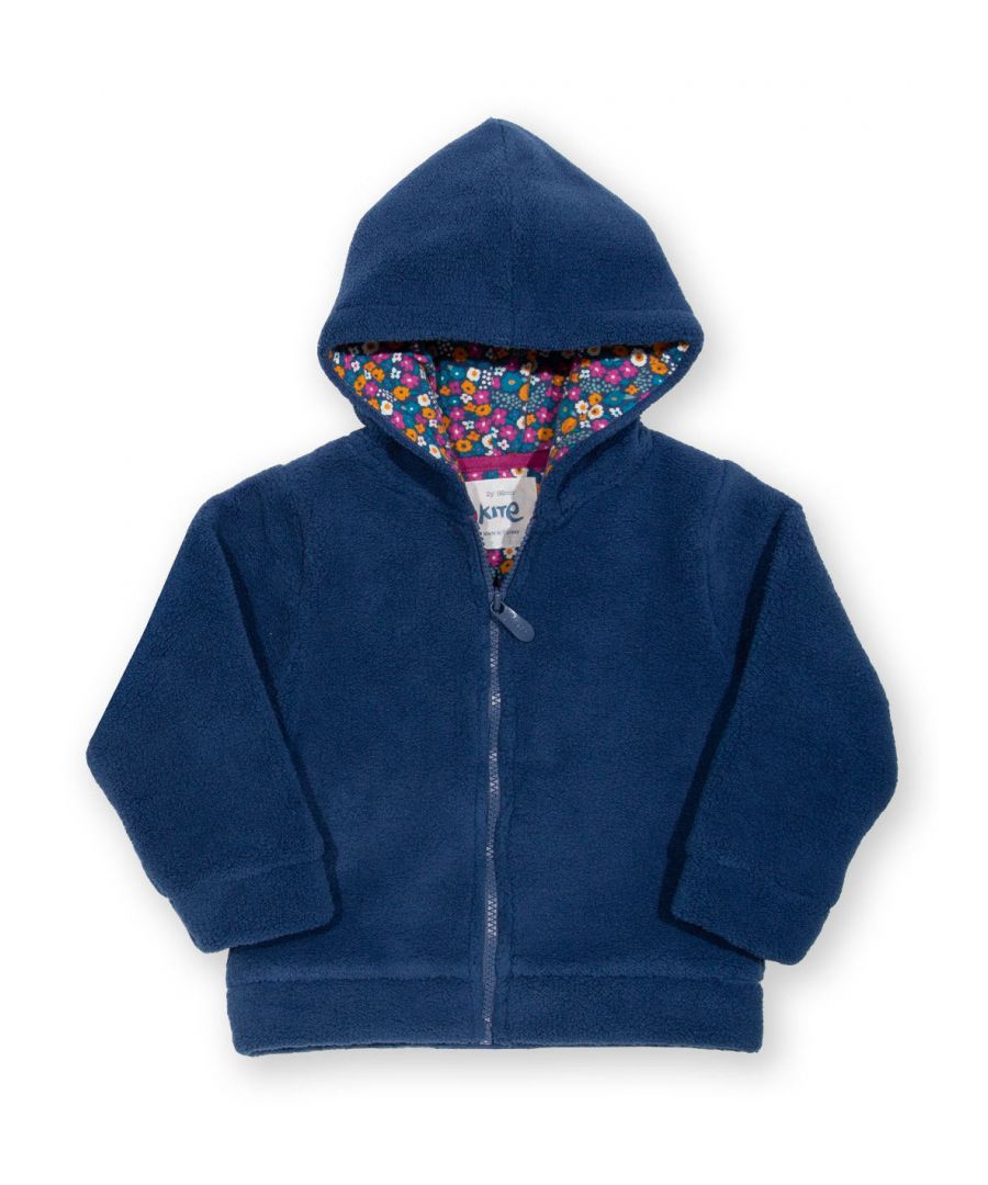 Kite Clothing Girls Faraway Fleece Hoody - Navy - Size 6-9M