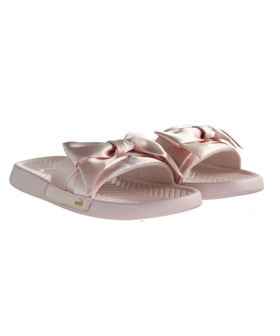 Puma Popcat Bow Pink Womens Flip-Flops - Size UK 5