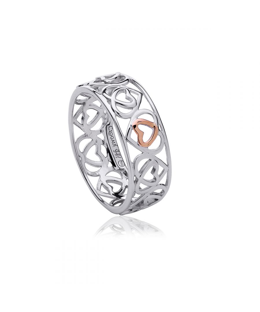 Each Affinity bracelet and ring represents a cherished passion, a special moment or a heartfelt sentiment. This beautiful sterling silver ring features woven Celtic hearts, with our rare Welsh gold making a spectacular feature. A thoughtful gift as much as a stunning style statement.