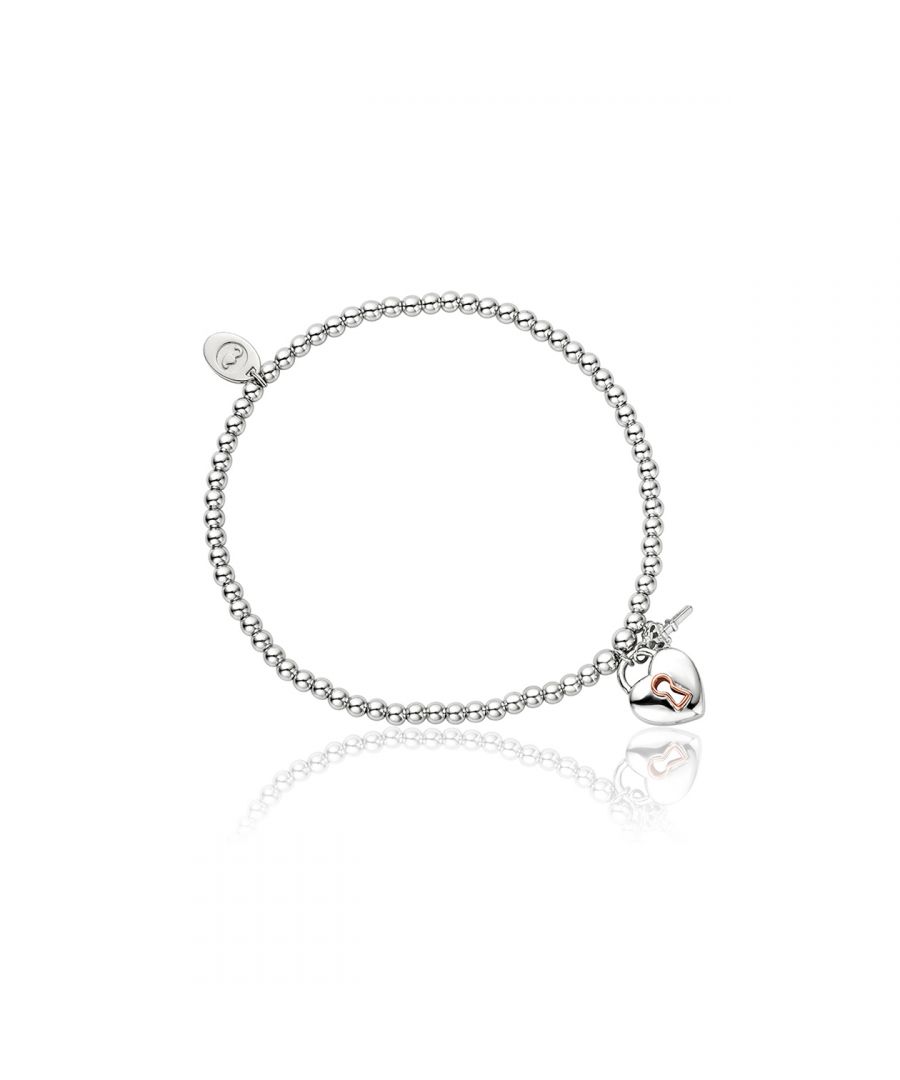 NEW Clogau Silver Rose & Yellow Gold Triple Heart Affinity Bracelet 16-16.5cm 