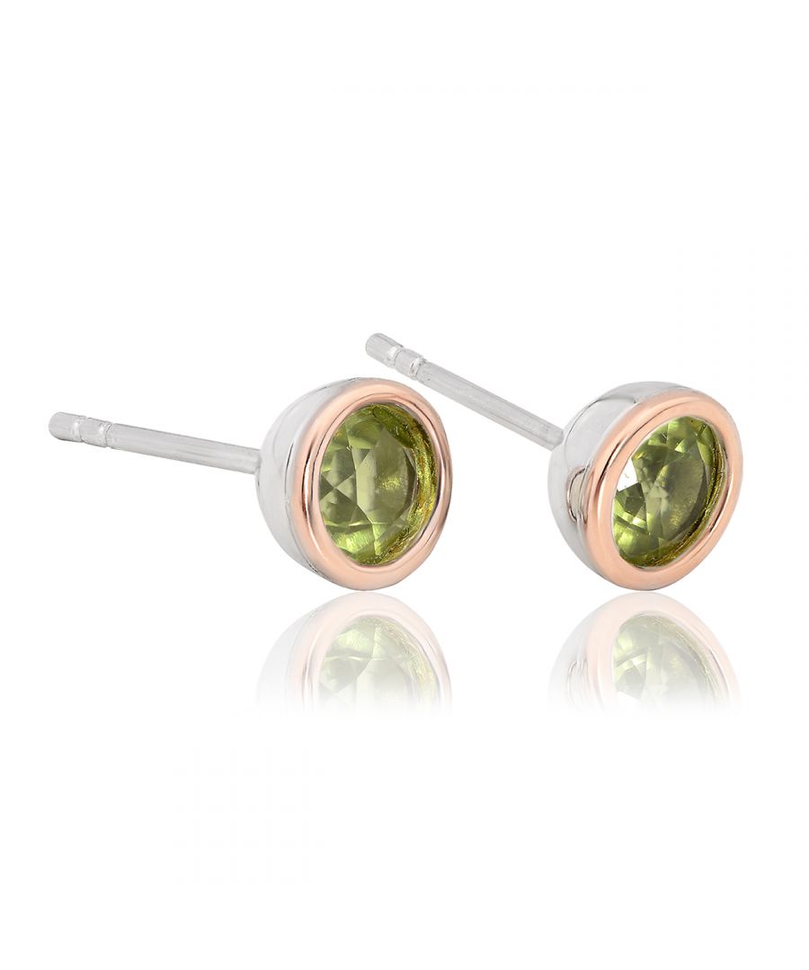Celebrate that special August birthday with a charming peridot gemstone - richly encased in 9ct Welsh gold and sterling silver in these classic earrings. This enchanting lime green jewel is a symbol of prosperity and is said to bring the wearer good luck and wealth!