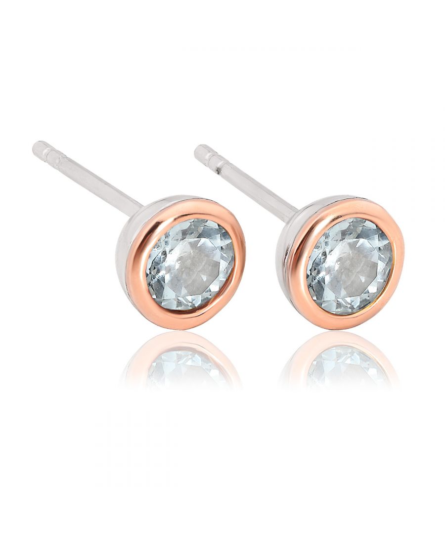 Celebrate that special March birthday with a stunning aquamarine jewel - richly encased in 9ct Welsh gold and sterling silver in these classic earrings. This beautiful gemstone evokes the tranquil blue of the ocean and is said to represent hope, health and youth.