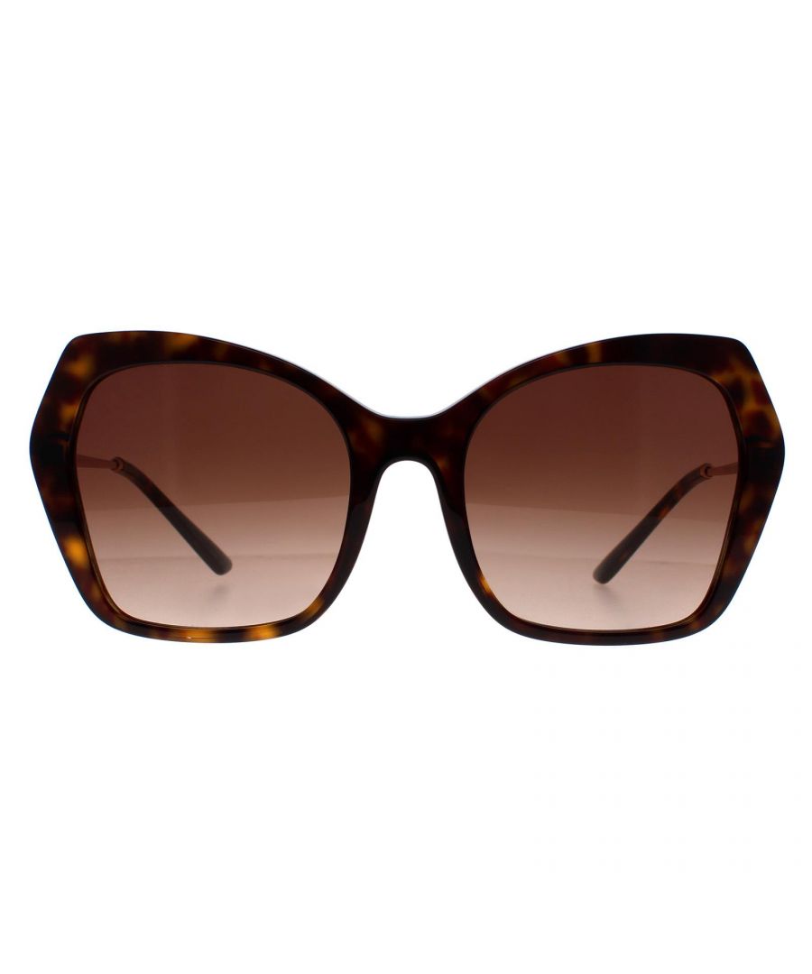 Dolce & Gabbana Butterfly Womens Havana Brown Gradient DG4399 - One Size