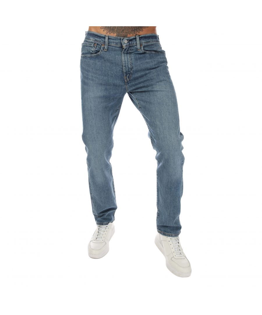 Levi's 502 Wagyu Puddle jeans met taps toelopende pijpen voor heren, denim