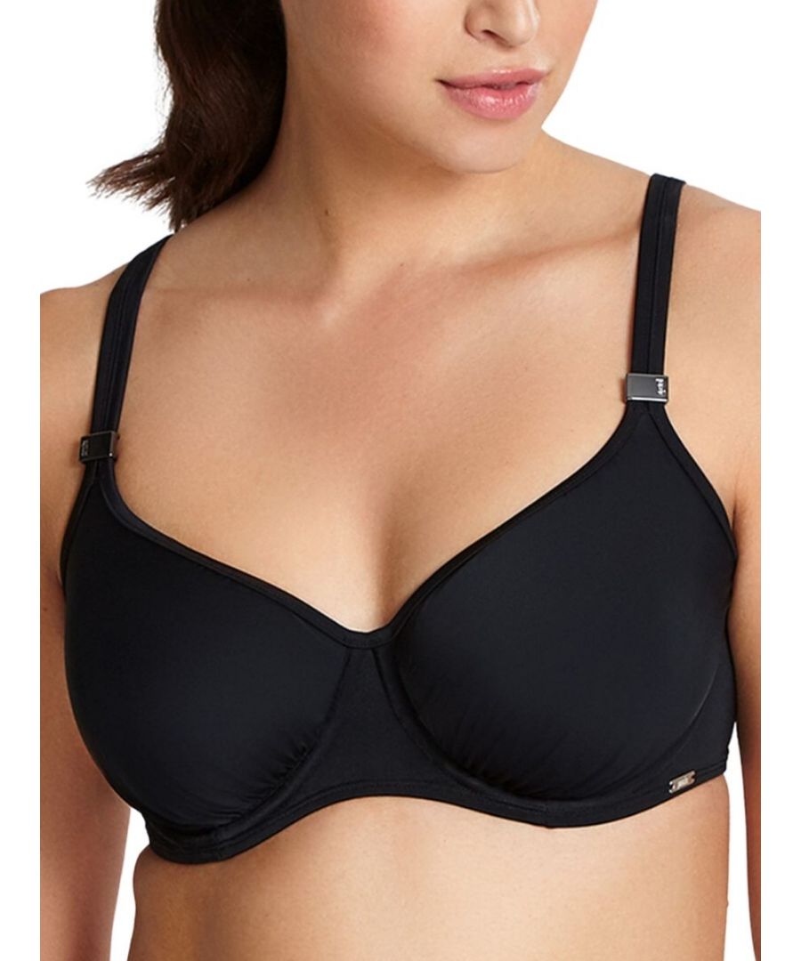 Panache Womens Anya Balconette Bikini Top - Black Polyamide - Size 32D