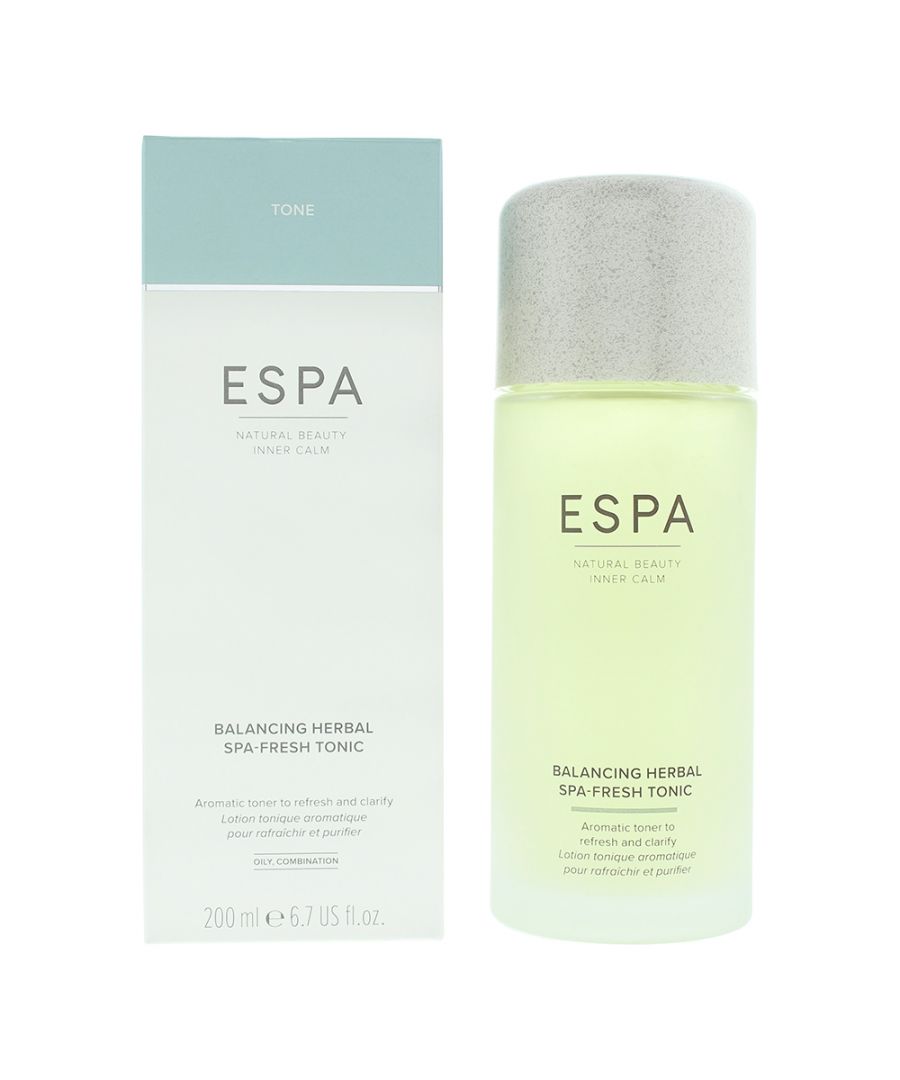 Apply Balancing Herbal Spafresh Tonic to a dry cotton wool pad after cleansing and sweep over face, neck and décolleté