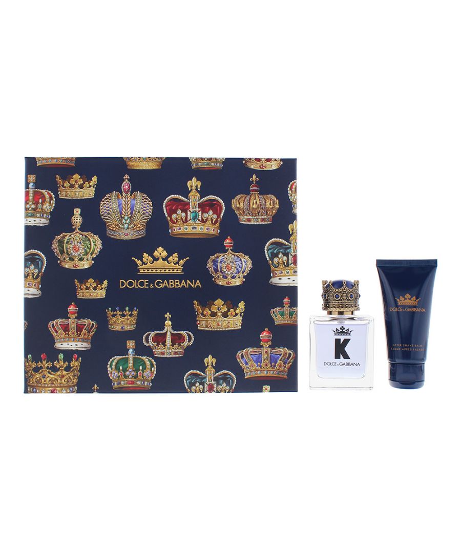 Dolce & Gabbana K 2 Piece Gift Set: Eau De Toilette 50ml - Aftershave Balm 50ml