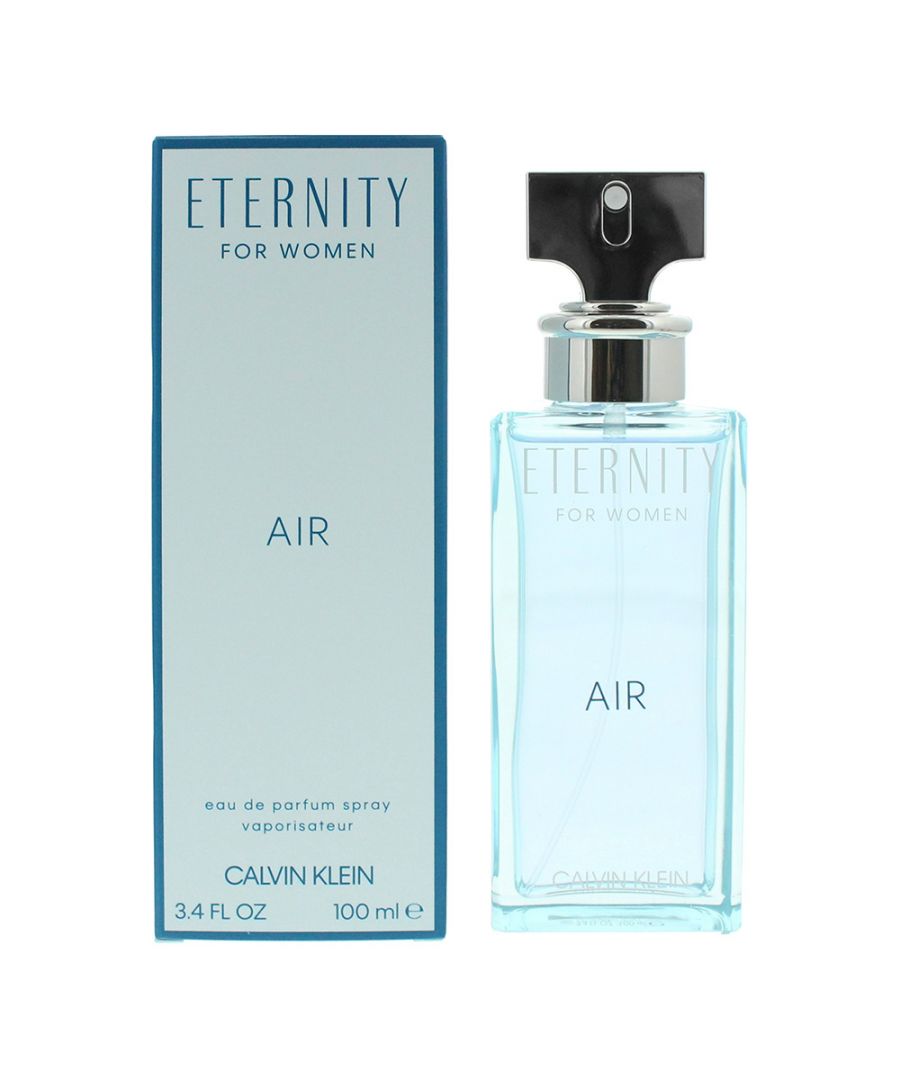 Eternity Air For Women is a floral fruity fragrance for women. Top notes: ozonic notes, grapefruit and black currant. Middle notes: peony, pear and lily-of-the-valley. Base notes: musk, cedar and ambergris. Eternity Air For Women was launched in 2018.