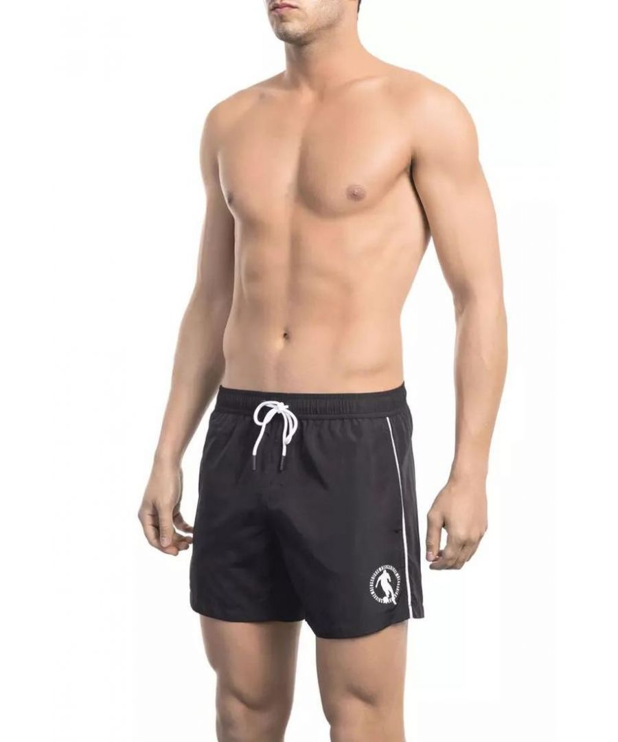 Bikkembergs Mens Black Swimwear - Size X-Large