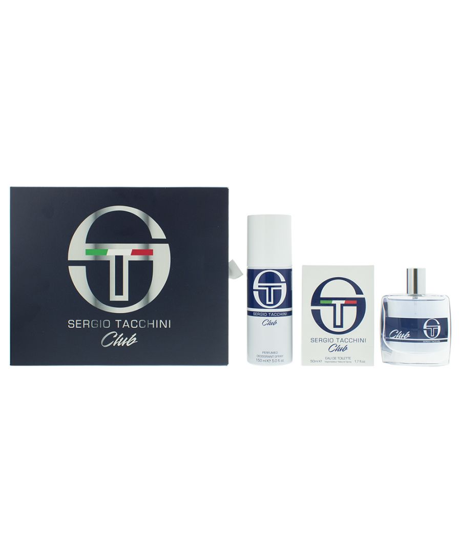 Club is an  Aromatic  fragrance for men by Sergio Tacchini and was launched in 2012. The fragrance was developed by Symrise perfumers. The Top notes are Bergamot Citruses and Yuzu with Heart notes of are  Lavender and Pineapple drying down to base notes  of Driftwood Musk and  Oakmoss.
