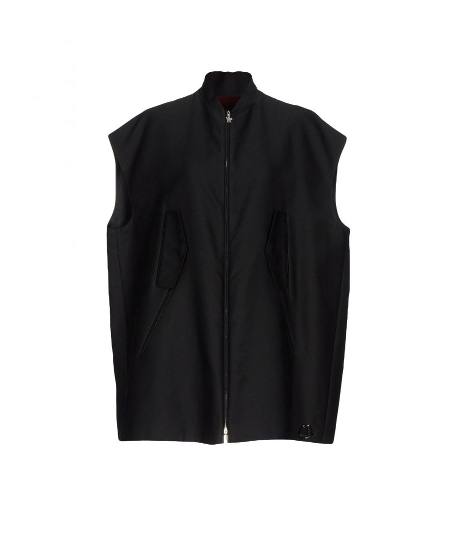 Image for Moncler Gamme Rouge Womens Black Cotton Gilet