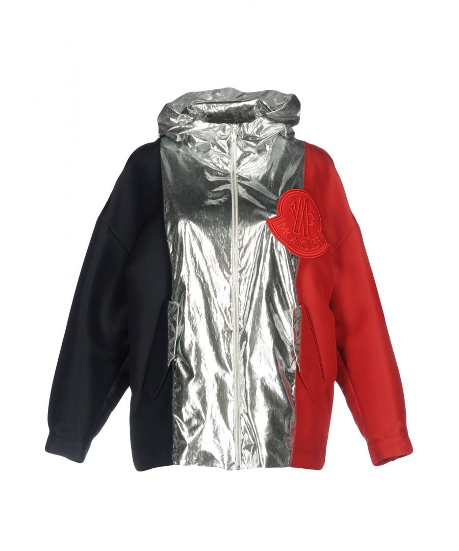 Image for Moncler Gamme Rouge Womens Dark Blue Colourblock Techno Fabric Jacket