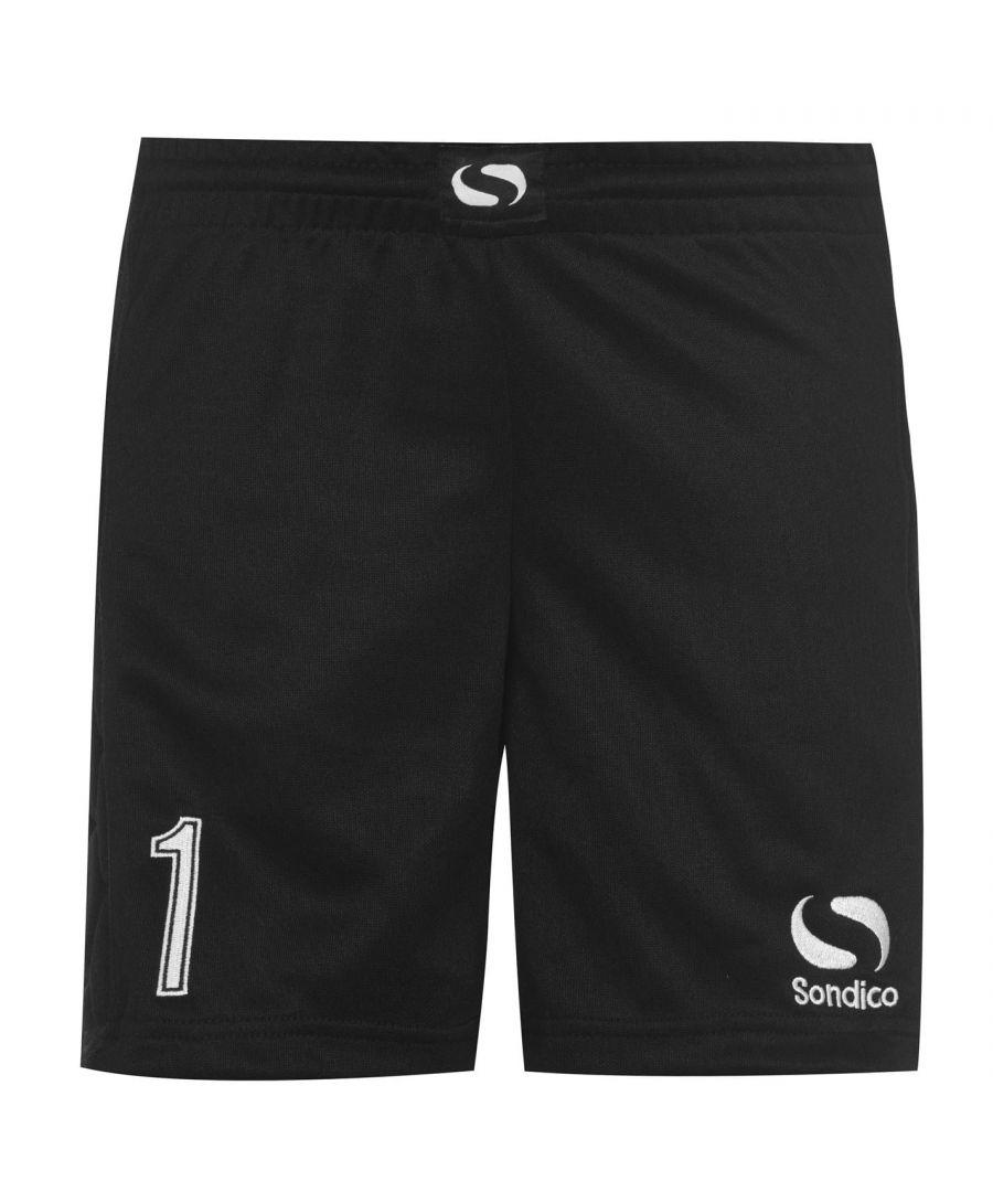 Image for Sondico Kids Goalkeeper Shorts Elasticated Waist Padded Football Bottoms