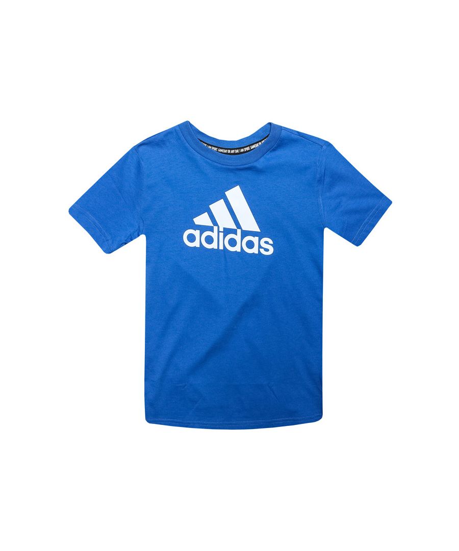 Image for Boy's adidas Junior Must Haves BOS T-Shirt in Blue