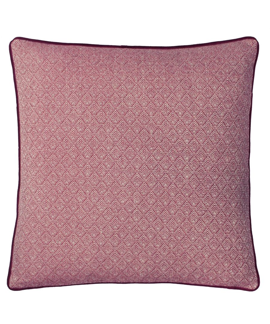 The Blenheim cushion is an ultra-geometric on-trend collection, finished with a piped edging and coordinating soft velvet reverse. It completes the look in any room.