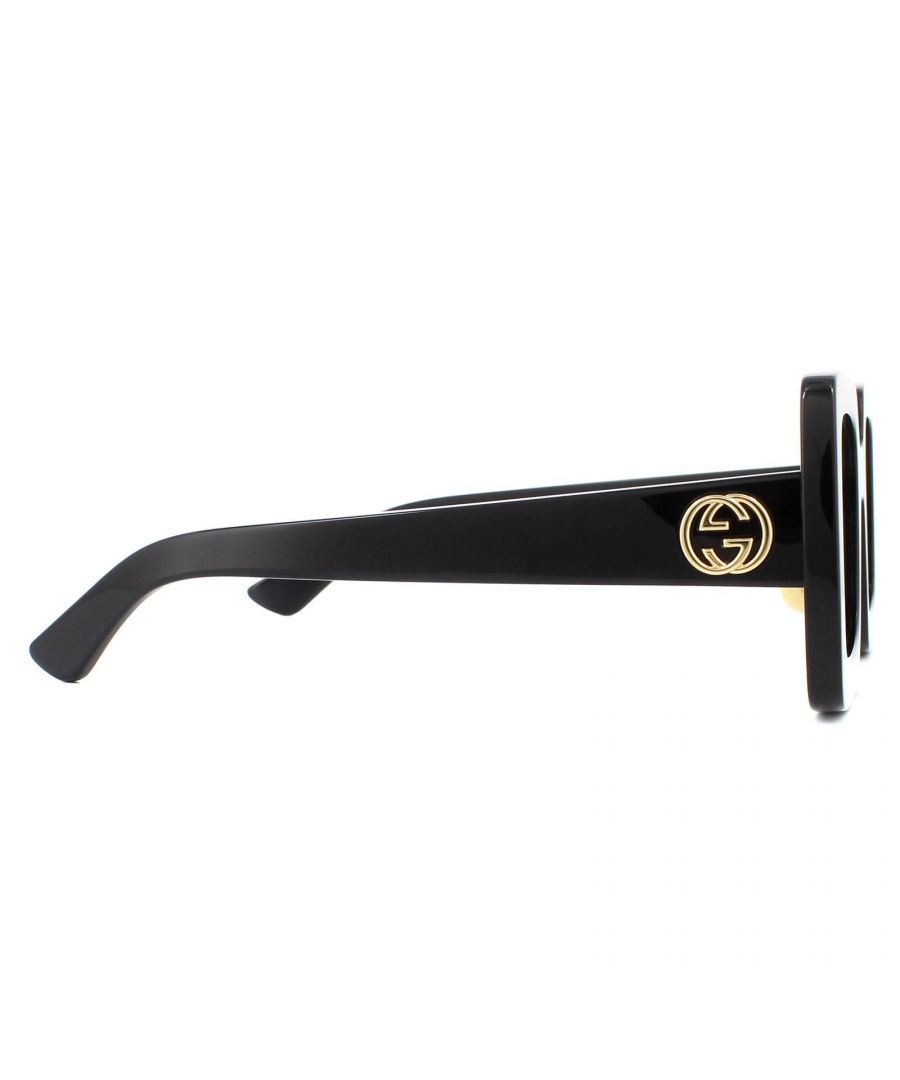 Gucci Womens Sunglasses GG0780S 005 Black Grey - One Size