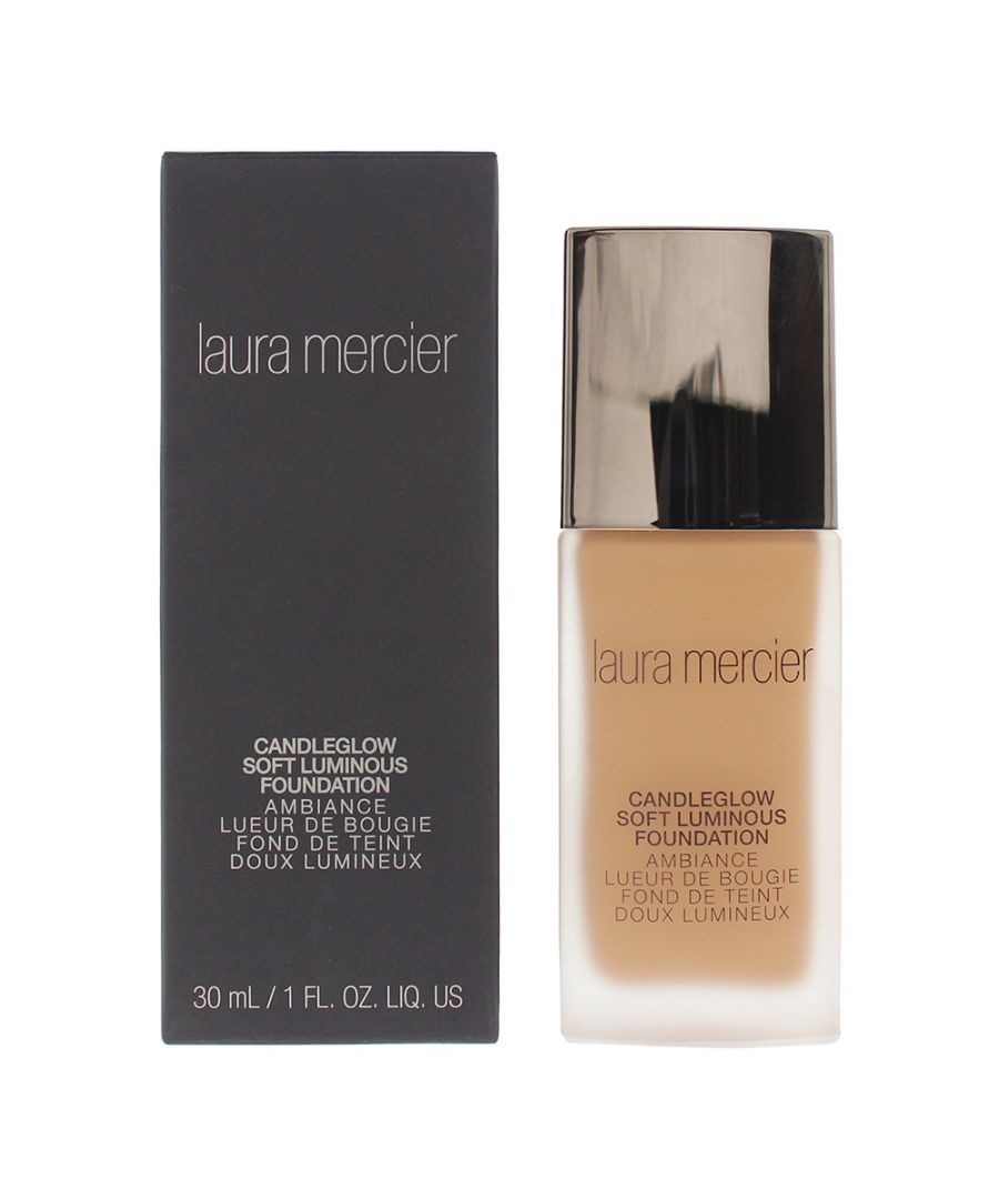 Emit a soft, luminous candlelight glow from morning to moonlight with Laura Mercier Candleglow Soft Luminous Foundation, which provides light-to-medium, dewy coverage. Somehow, this flawless formula manages to unify skin tone and diminish the visibility of imperfections while remaining virtually undetectable. In 20 versatile, natural-looking shades, it really is your skin but better just a few drops will make your complexion look naturally flawless and lit-from-within.