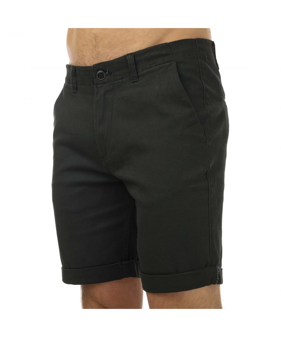 Jack Jones basic chinoshort voor heren, zwart