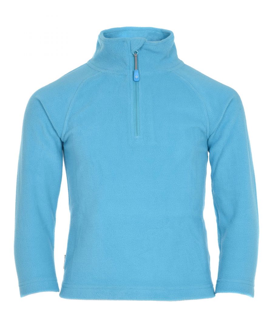 Surfanic Warm Girls Zip Micro Fleece Cyan Blue - Sky Blue - Size 12-13Y