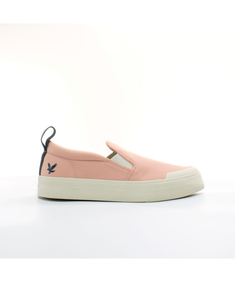 Lyle & Scott Duncan Mens Pink Plimsolls - Size UK 12