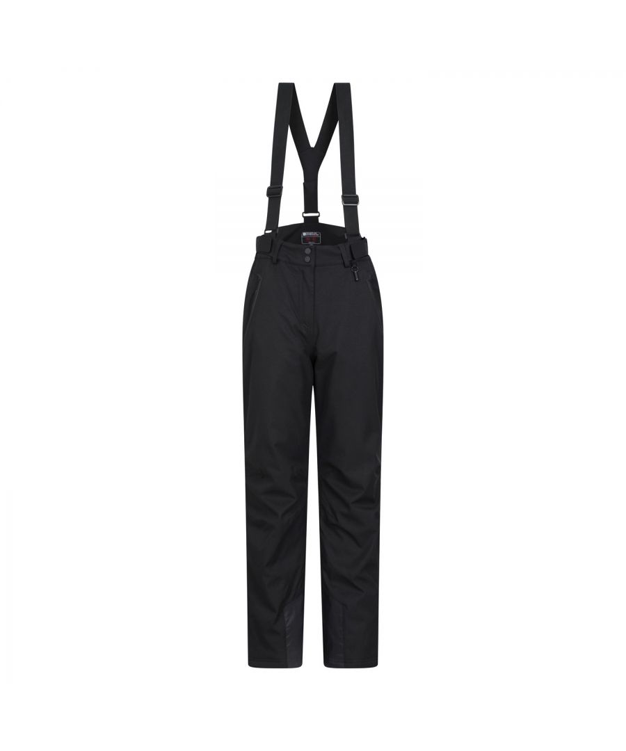 Mountain Warehouse Womens/Ladies Chalet Extreme Waterproof Ski Trousers (Black) - Size 10 UK - Secret Sales