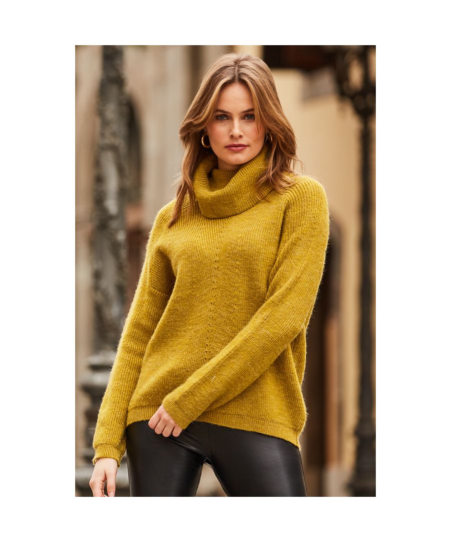 designer roll neck jumper womens