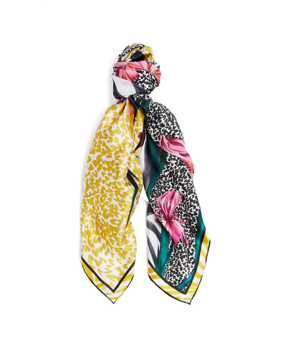 Image for Ted Baker Emello Euphoria Silk Square Scarf, Mid Yellow