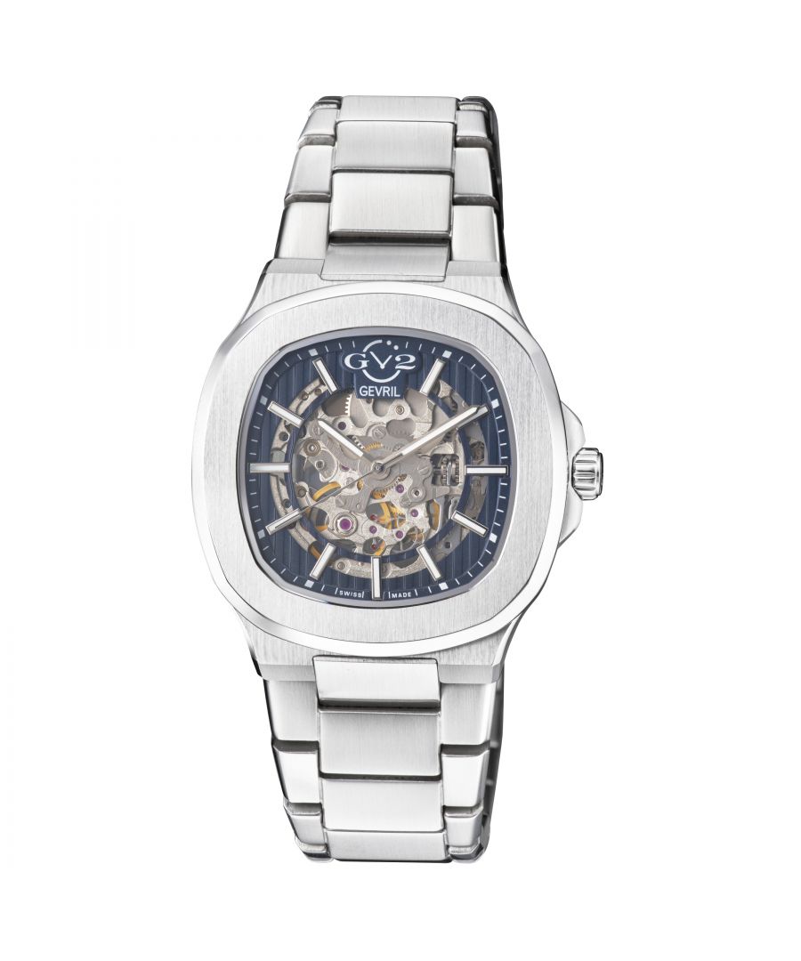 Image for GV2 Automatic Men's Potente Steel Bracelet Skeletal Watch