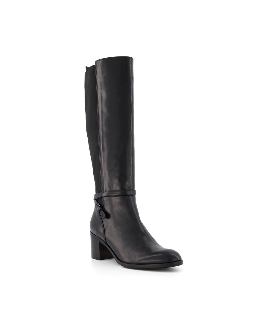 Image for Dune Ladies TAXIE Italian Leather Knee High Riding Boots