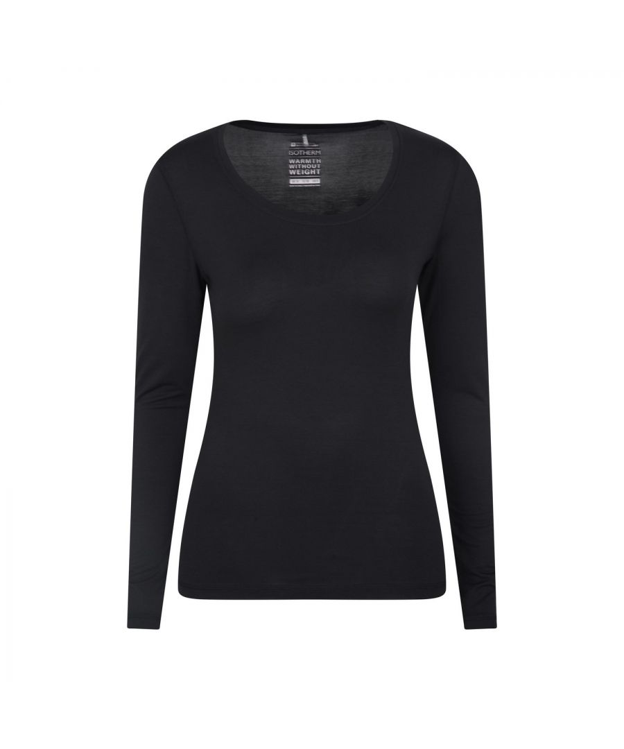 Mountain Warehouse Womens/Ladies Keep The Heat Thermal Top (Black) - Size 10 UK