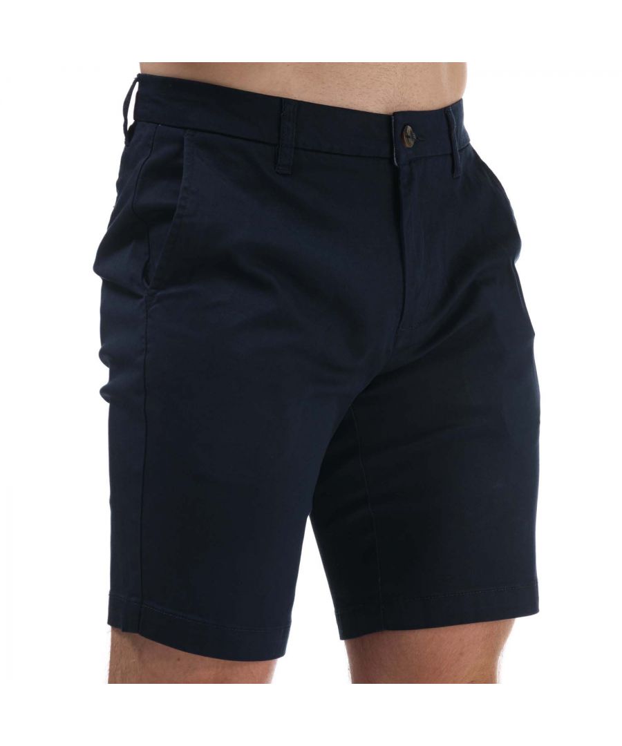 Image for Men's Ben Sherman Slim Fit Stretch Chino Shorts in Navy