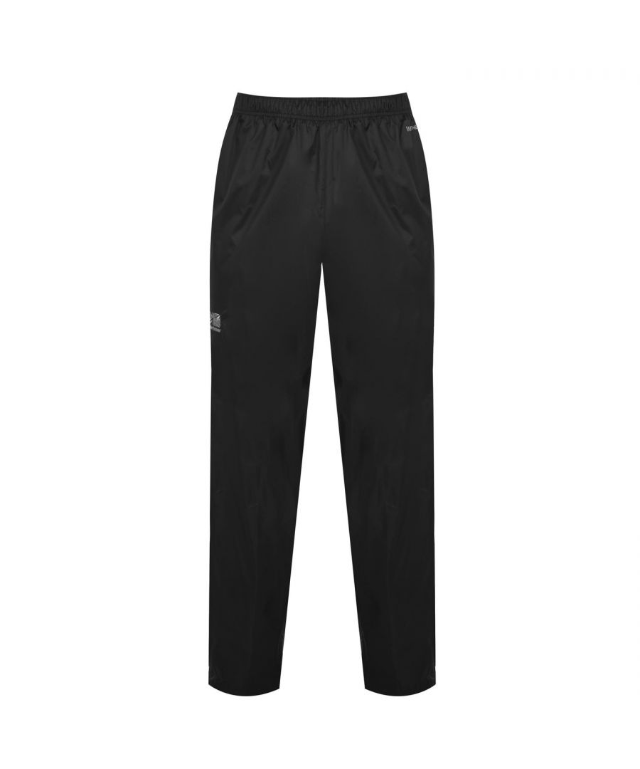 Karrimor Mens Sierra Pants Infants Waterproof Trousers Outdoor Lightweight New - Black Nylon - Size 3XL - Image 1